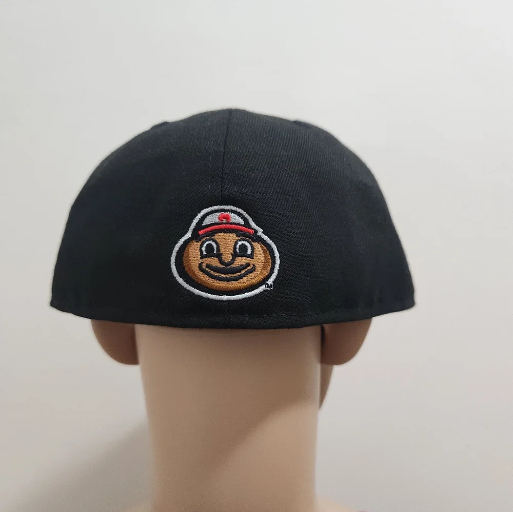 Ohio State Buckeyes New Era Basic Low Profile 59FIFTY Fitted Hat - Black/Scarlet